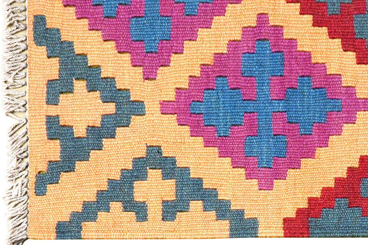 PersaTepp Teppich Kelim Gashgai bunt B/H/L: ca. 67x1x89 cm Kelim Gashgai - bunt (89,00/67,00/1,00cm) - PersaTepp