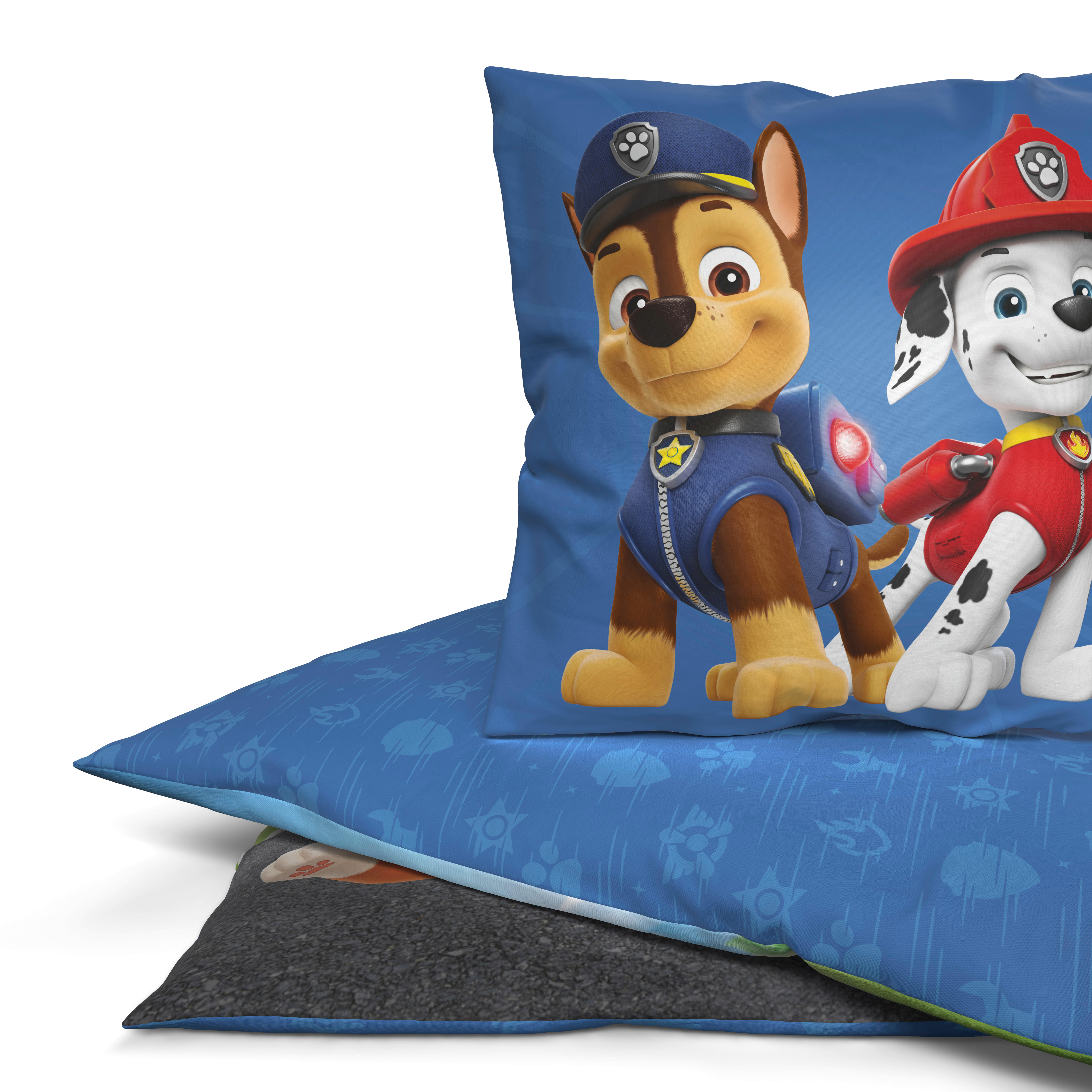Paw Patrol Microfaser-Bettwäsche – 135x200cm & 80x80cm, Kuschelig & Allergikerfreundlich