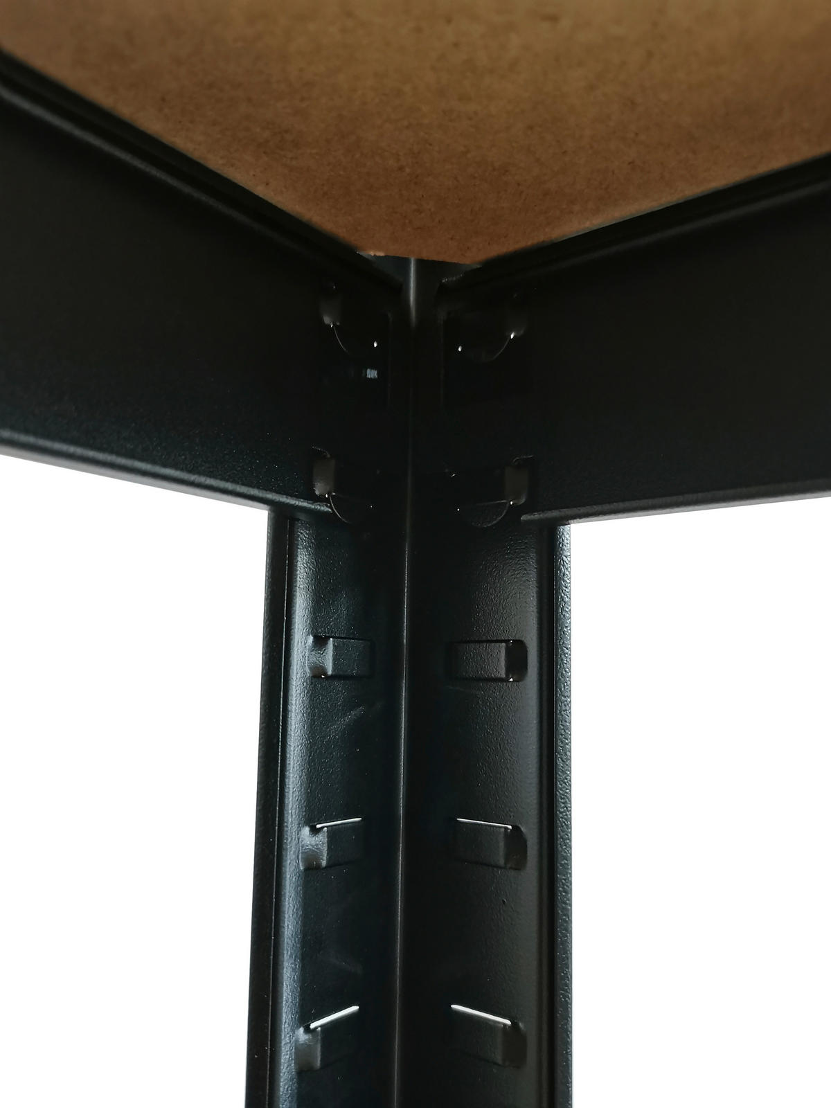 Schwerlaststeckregal schwarz B/H/T: ca. 90x200x60 cm Schwerlaststeckregal 200x90x60cm S - schwarz (90,00/200,00/60,00cm)