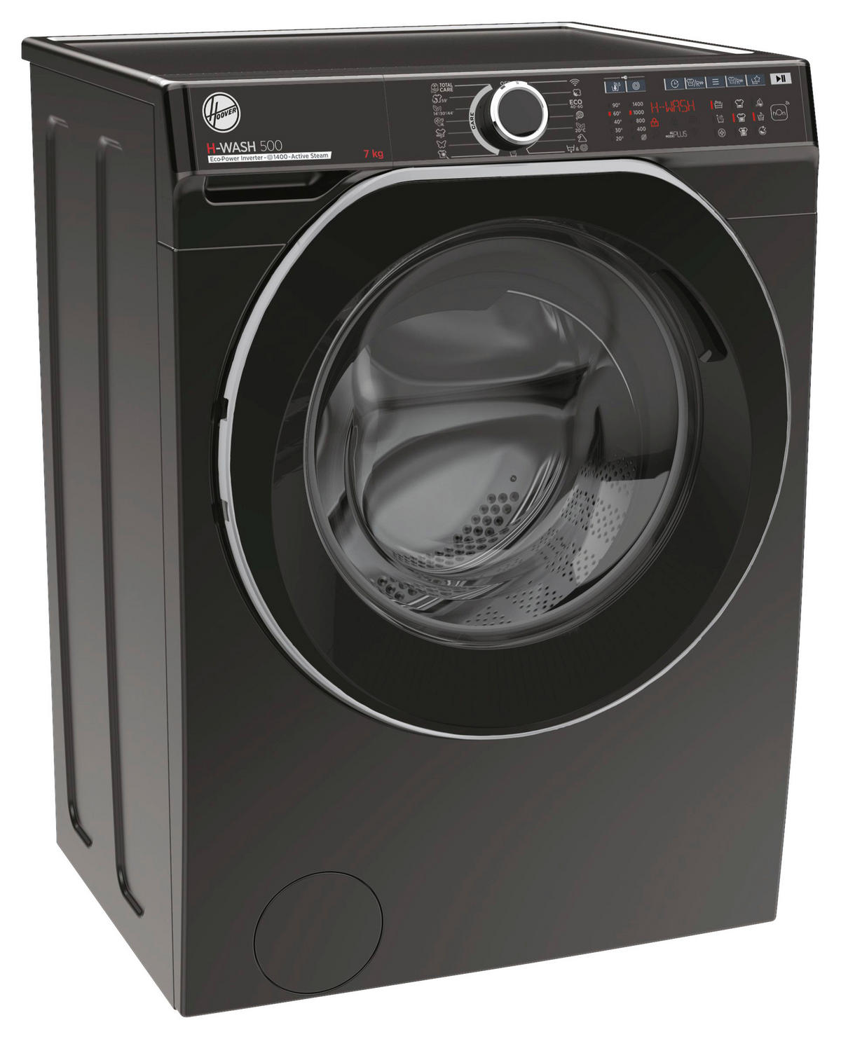 Hoover Waschvollautomat HWQ 47AMBSR/1-S anthrazit B/H/T: ca. 60x85x53 cm ca. 7 kg Waschvollautomat HWQ 47AMBSR/1-S - anthrazit (60,00/85,00/53,00cm) - HOOVER