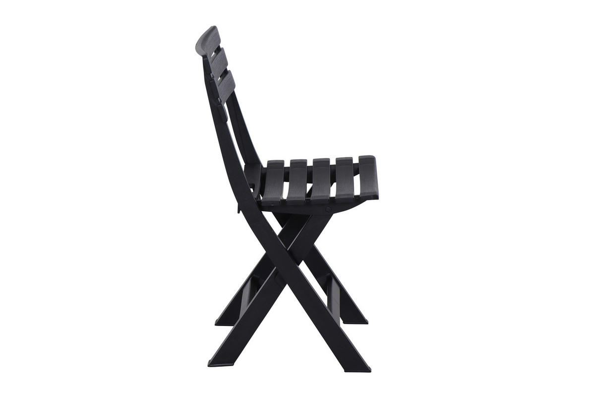 ProGarden Balkonset Club anthrazit Kunststoff B/H/L: ca. 945x2,5x112,5 cm Club - anthrazit (112,50/945,00/2,50cm) - ProGarden