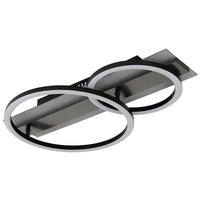 GLOBO Deckenventilator Deckenleuchte-Norberto - schwarz (32,00/10,00/52,50cm) - GLOBO