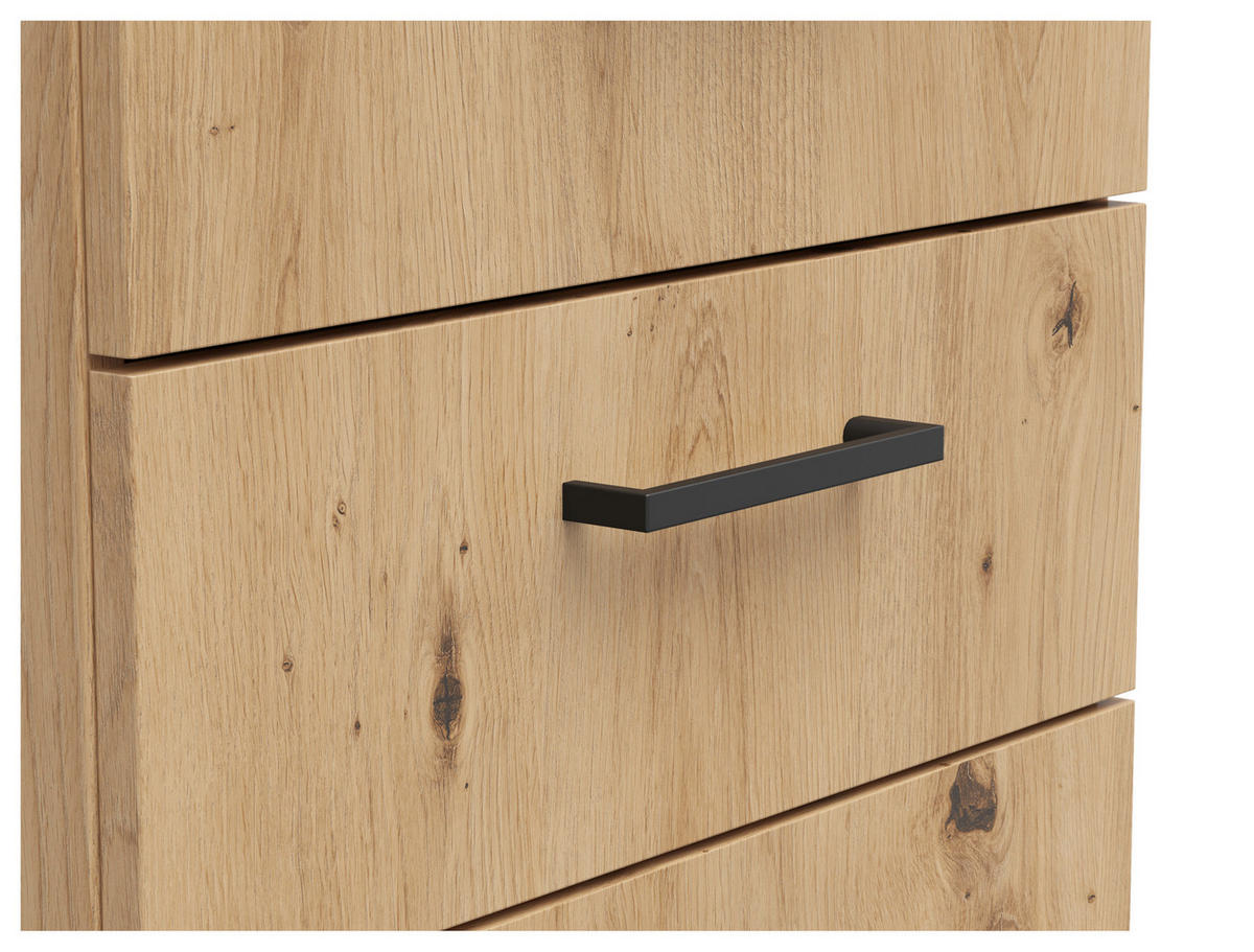 Kommode Multi-Stauraum Typ 18 Eiche Artisan Nachbildung B/H/T: ca. 45x115x40 cm Multi-Stauraum Typ 18 - Eiche (45,00/115,00/40,00cm)