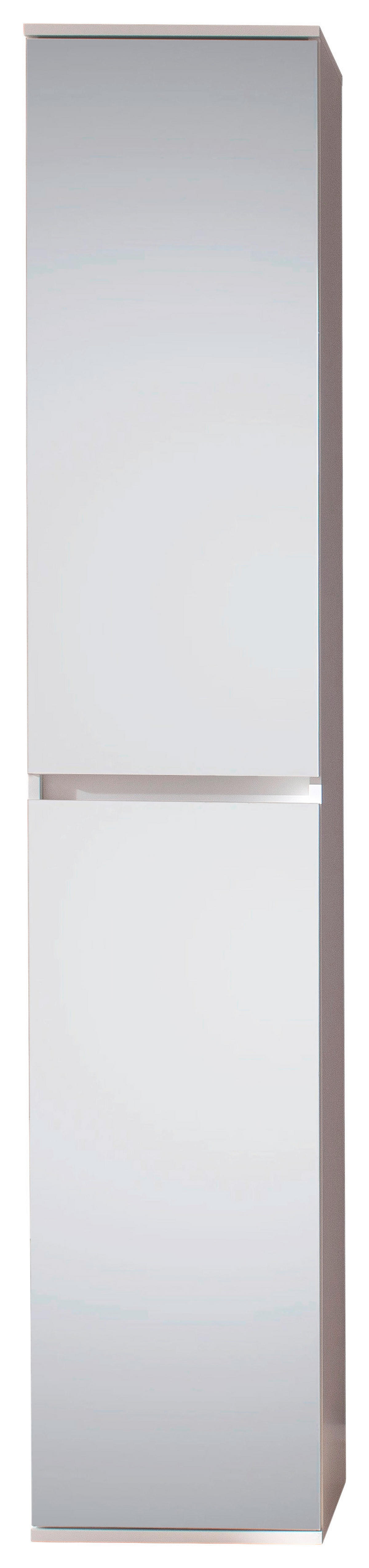 Garderobenschrank Mirror weiß B/H/T: ca. 37x191x34 cm Mirror - weiß (37,00/191,00/34,00cm) - Trendteam