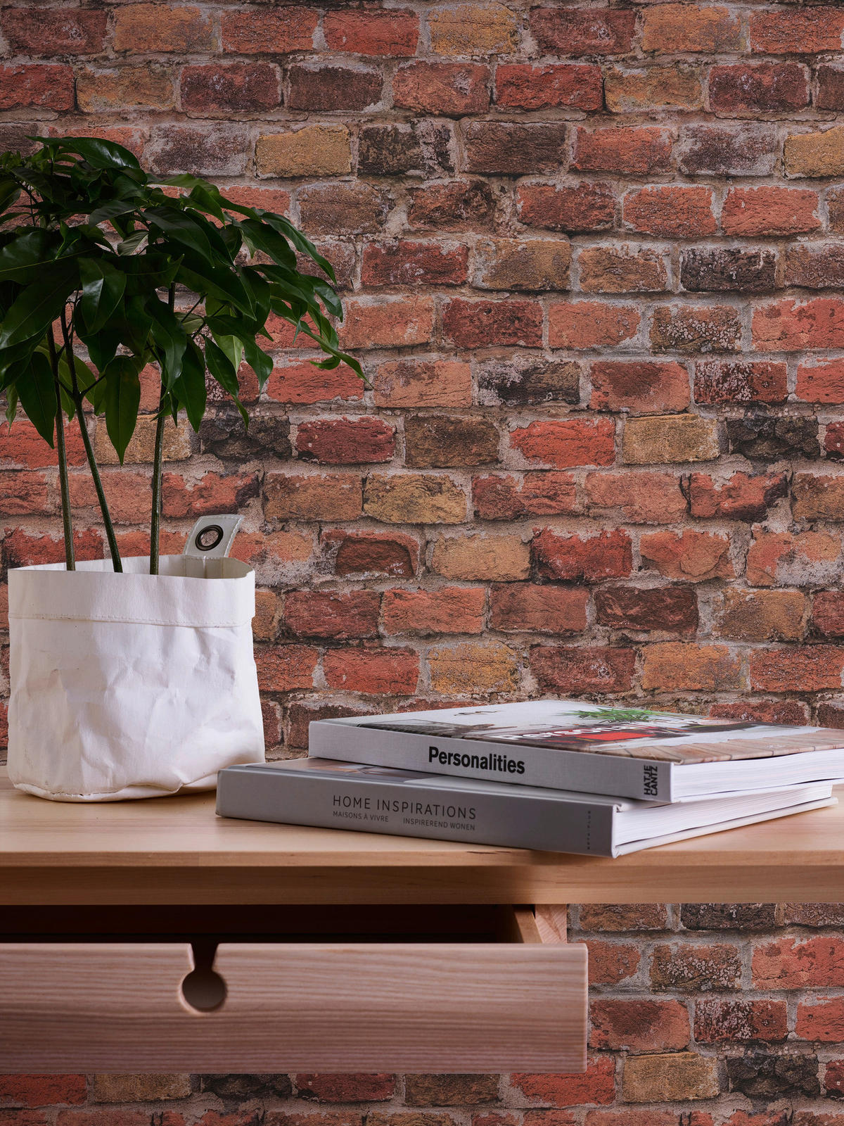 A.S.Creation Vliestapete orange braun B/H/D: ca. 53x1005x8,6 cm Vliestapete - braun/orange (8,60/1005,00cm) - A.S.Creation