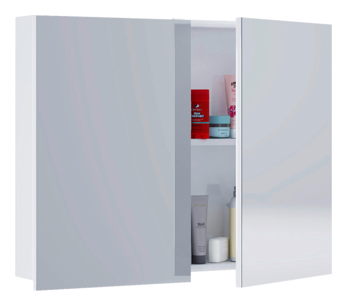 Spiegelschrank Badinos weiß B/H/T: ca. 60x42x12 cm Badinos - weiß (60,00/42,00/12,00cm) - VCM Möbel
