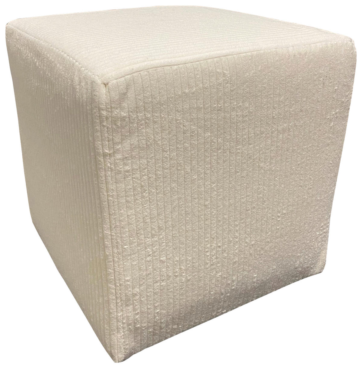 Hocker Tok Lagos weiß schwarz Kunststoff Styropor Schaumstoff Kord B/H/T: ca. 45x42x45 cm Tok Lagos - weiß/schwarz (45,00/42,00/45,00cm)