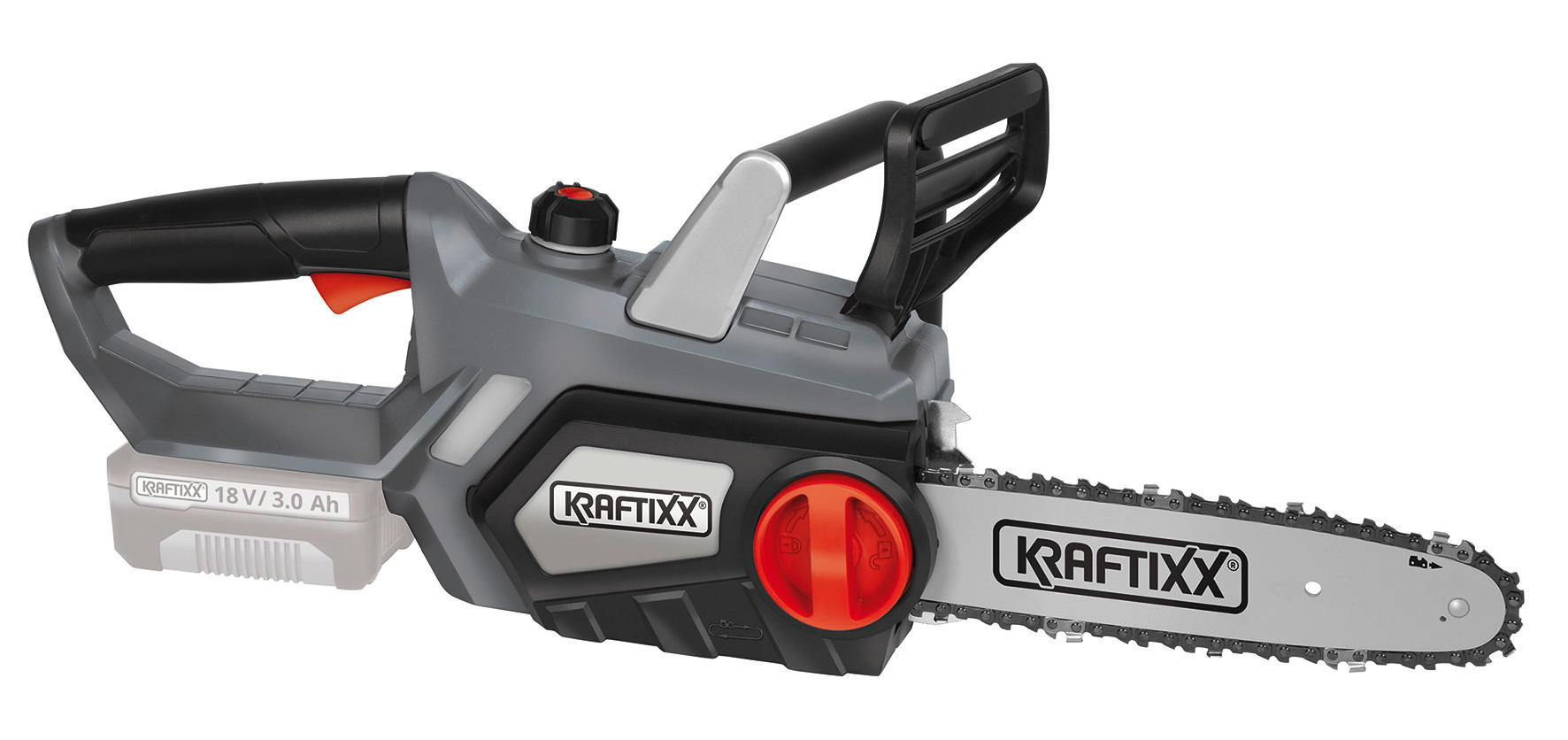 Kraftixx Akku-Kettensäge KX-AKS 1825 Li Solo ca. 18 V Akku-Kettensäge - Kraftixx