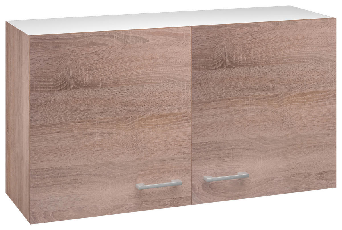 Hängeschrank Samoa weiß Eiche Nachbildung B/H/T: ca. 100x54,8x32 cm Samoa - Eiche/weiß (100,00/54,80/32,00cm) - Flex-Well