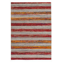Kayoom Kurzflorteppich Duarte 210 rot B/L: ca. 120x170 cm Duarte 210 - creme/rot (120,00/170,00cm) - Kayoom