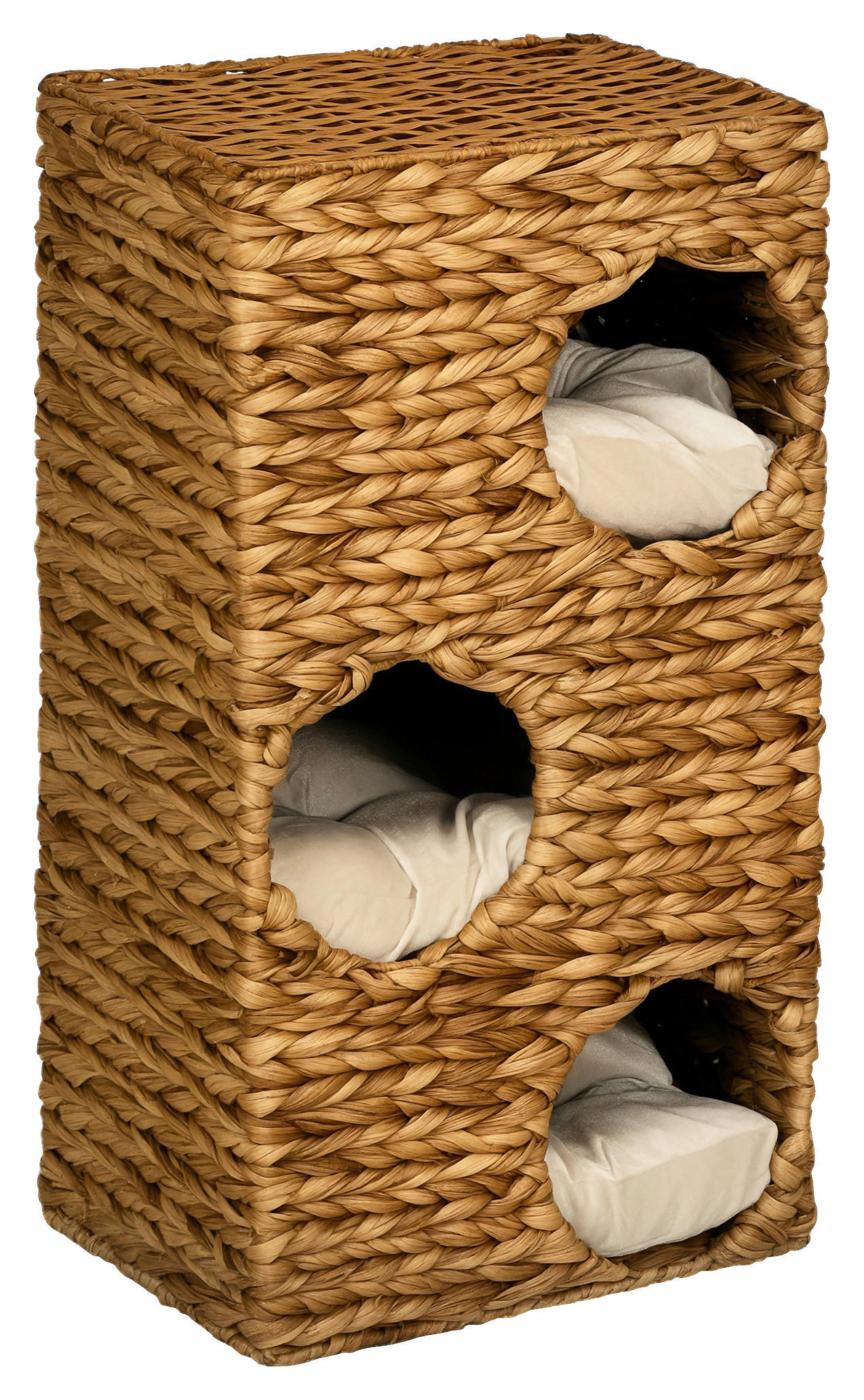 PawHut Kratztonne braun Stahl B/H/L: ca. 31x76x40 cm Kratztonne - braun (40,00/31,00/76,00cm) - PawHut