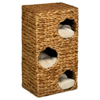 PawHut Kratztonne braun Stahl B/H/L: ca. 31x76x40 cm Kratztonne - braun (40,00/31,00/76,00cm) - PawHut