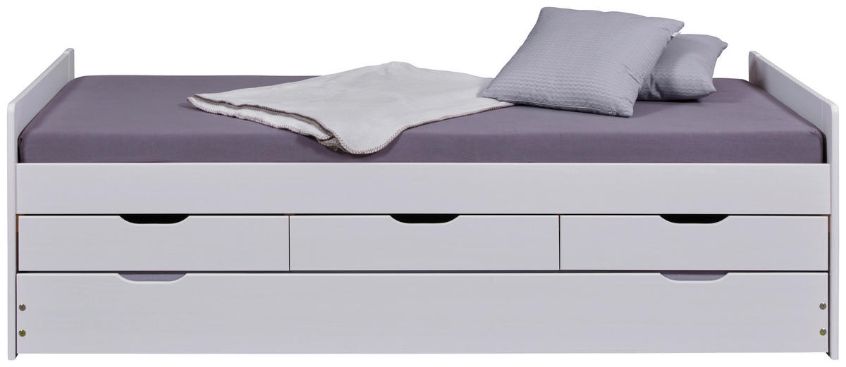 Funktionsbett Desert Rain weiß Desert Rain - weiß (205,00/98,00/63,00cm) - Inter Link