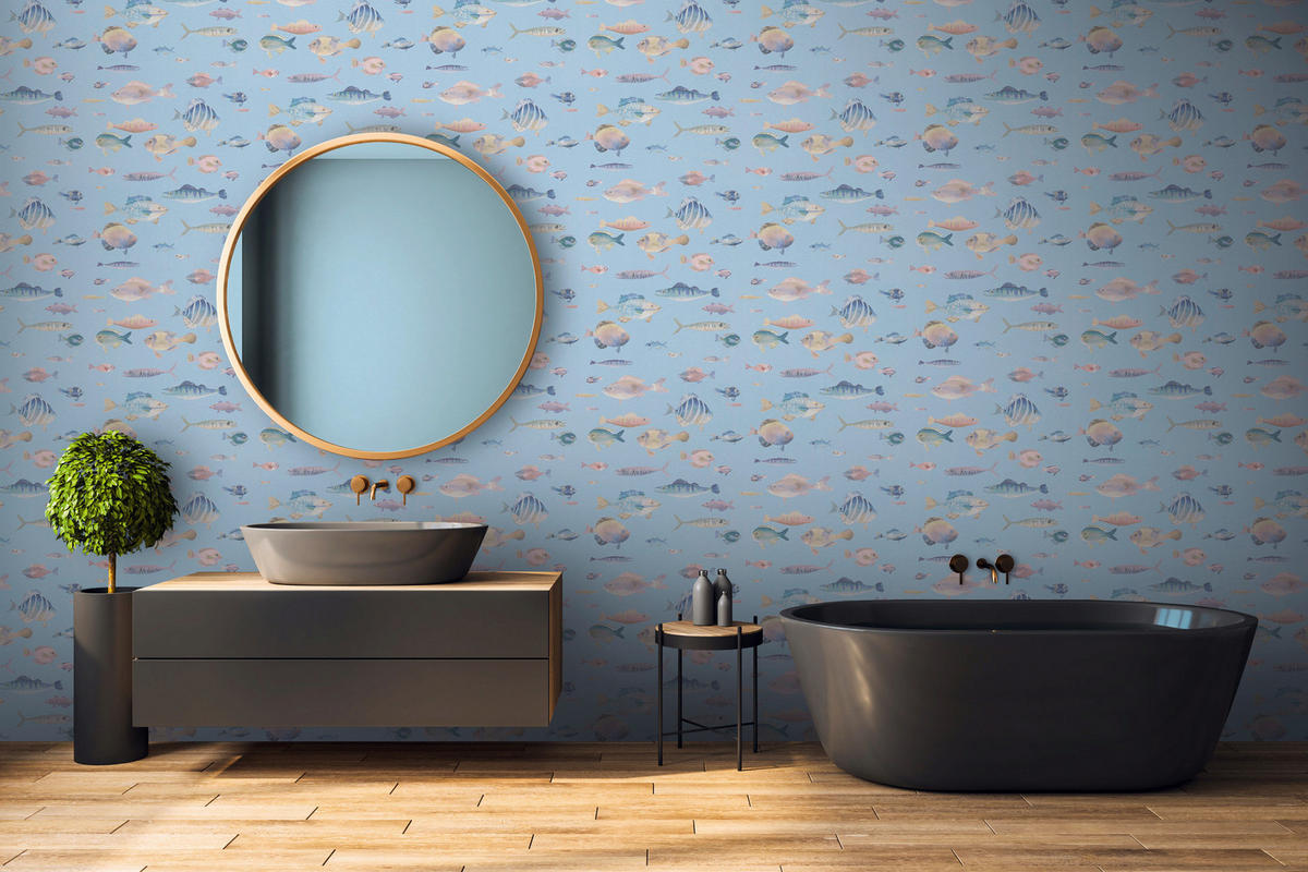 A.S.Creation Vliestapete bunt rosa B/H/D: ca. 53x1005x8 cm Vliestapete - bunt/rosa (8,00/1005,00cm) - A.S.Creation