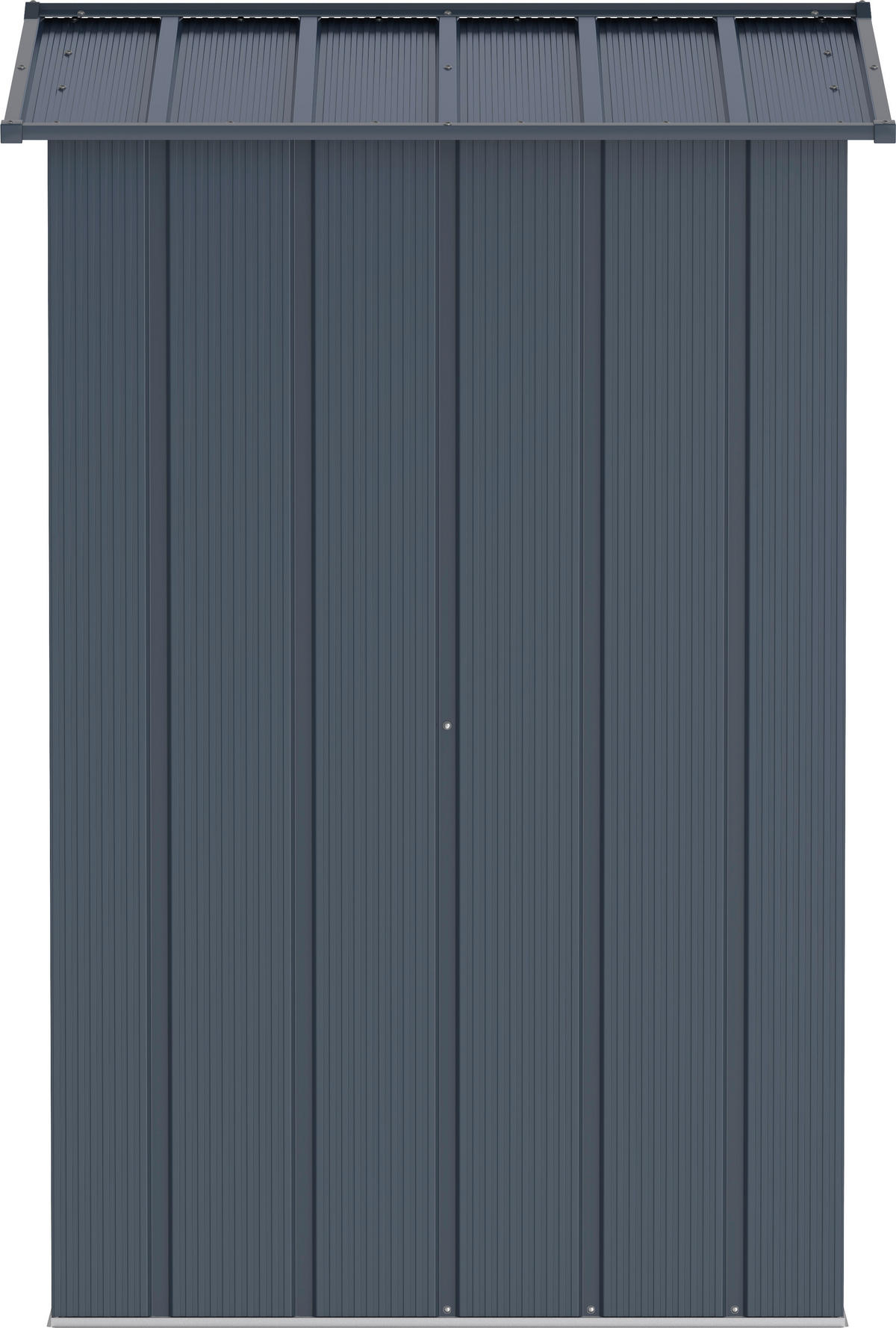 VCM Gerätehaus anthrazit B/H/L: ca. 163x182x112 cm Gerätehaus mit Schiebetür - anthrazit (112,00/163,00/182,00cm) - VCM