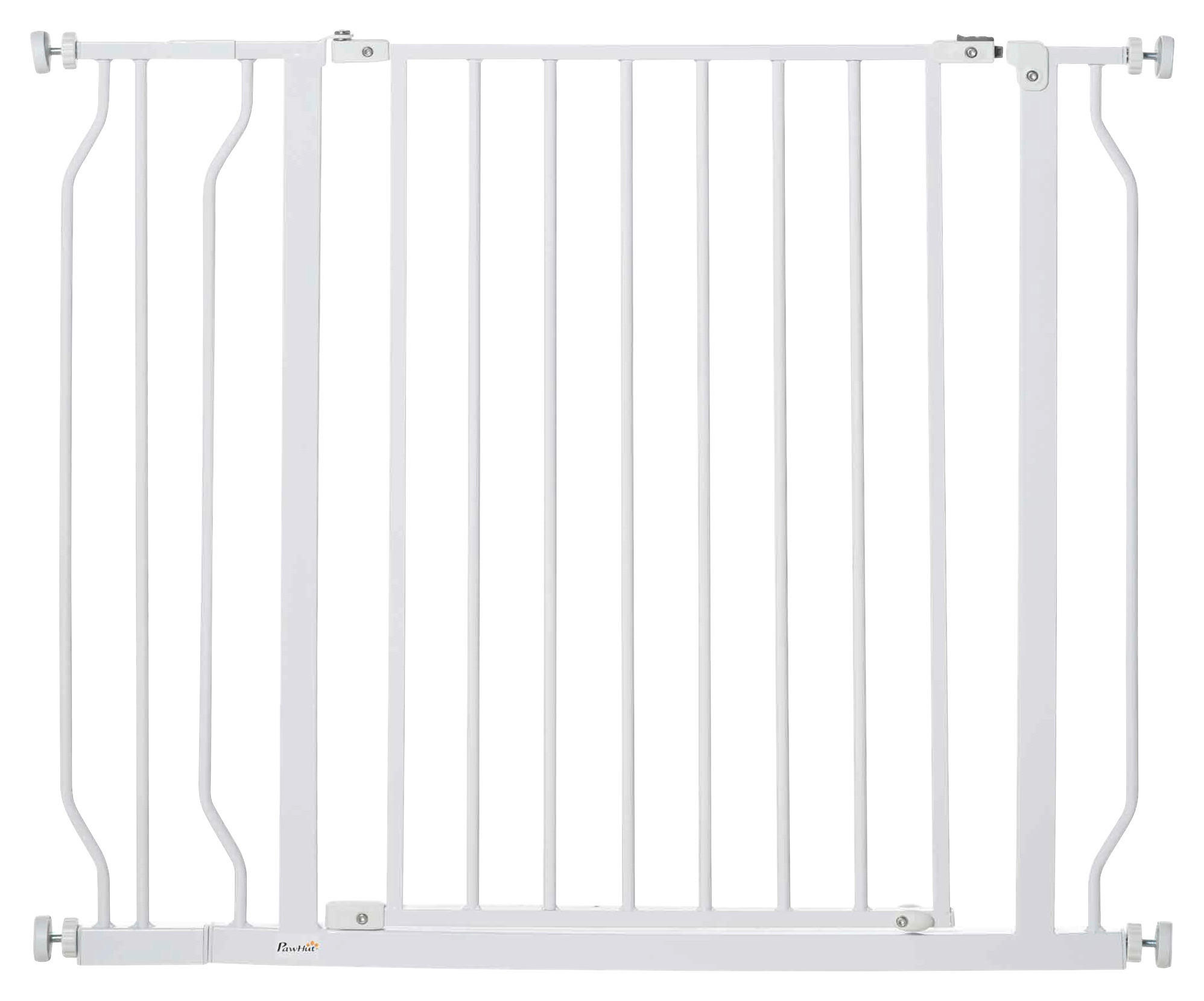 PawHut Tier-Zubehör weiß Kunststoff B/H/L: ca. 4x95x76 cm Schutzgitter - weiß (76,00/4,00/95,00cm) - PawHut