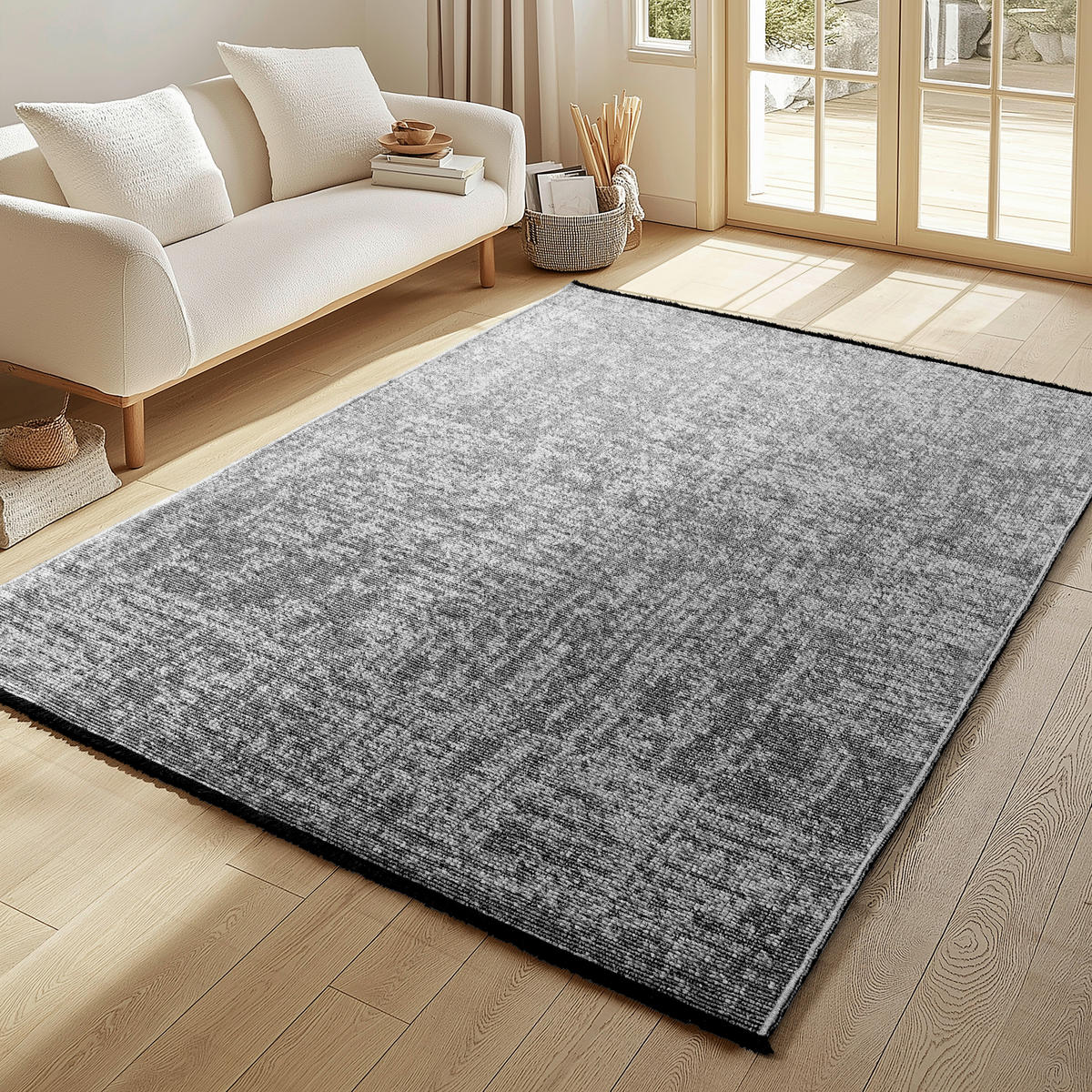 Ayyildiz Teppich SPACE grau B/L: ca. 160x230 cm SPACE - grau (160,00/230,00cm) - Ayyildiz