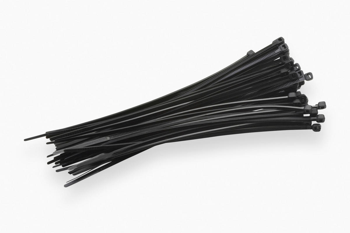 Meister Kabelbinder schwarz L/S: ca. 16x0,24 cm Kabelbinder_50erPack 160mm - schwarz (16,00cm) - Meister
