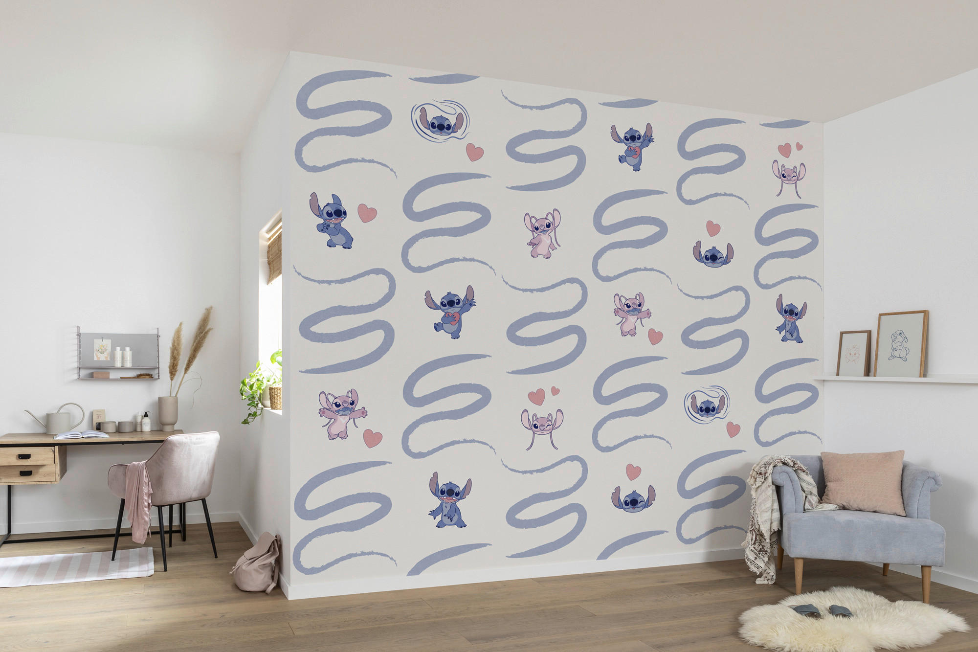 Komar Fototapete Lilo und Stitch Be Kind B/L: ca. 300x250 cm Lilo und Stitch Be Kind - (300,00/250,00cm) - Komar