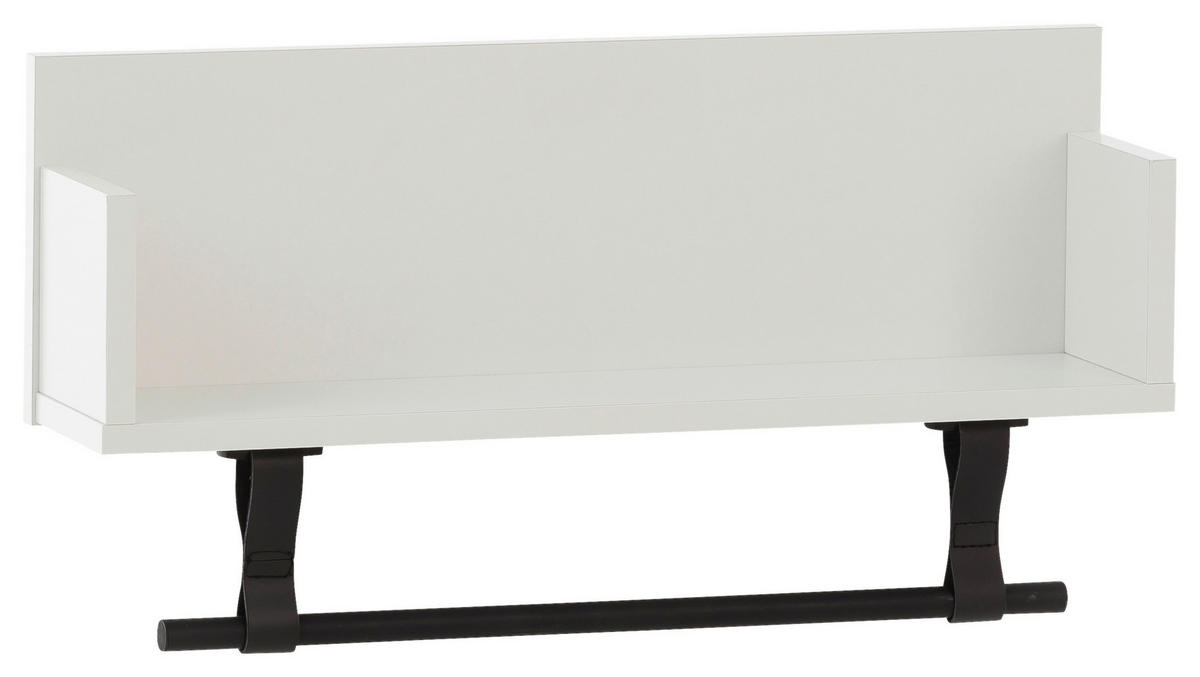 Regal Ella weiß matt B/H/T: ca. 59,8x31,5x13,5 cm Ella - weiß (59,80/31,50/13,50cm) - Möbelpartner