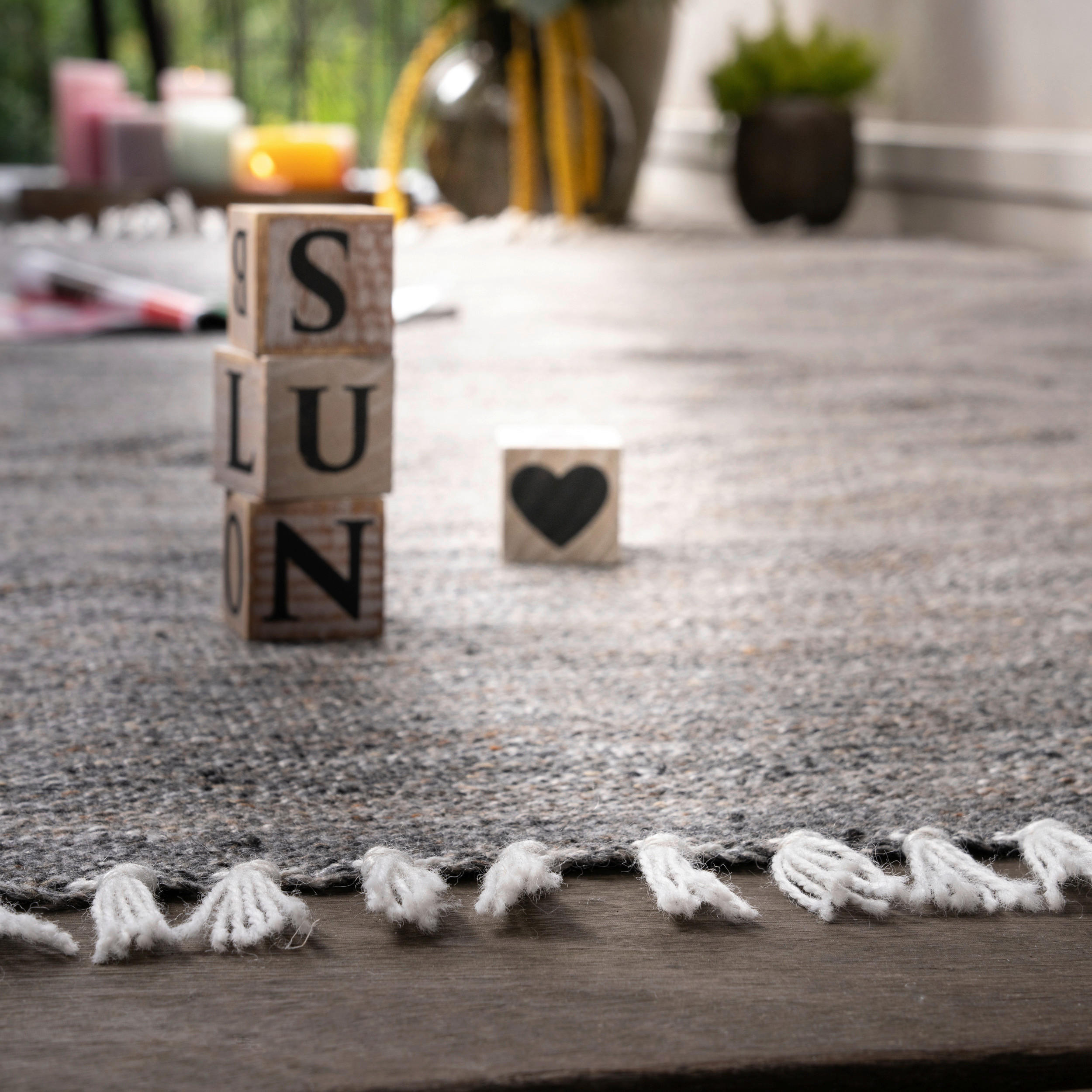 Obsession Teppich My Nectar anthrazit B/H/T/L/D: ca. 160x0,7x0x230x0 cm My Nectar - anthrazit (230,00/160,00/0,70cm) - Obsession