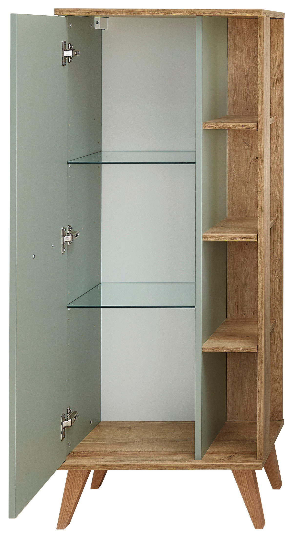 Midischrank Quickset 963 salbei Nachbildung Eiche Riviera Nachbildung B/H/T: ca. 50,5x120x33 cm Quickset 963 - Eiche/salbei (50,50/120,00/33,00cm) - Pelipal