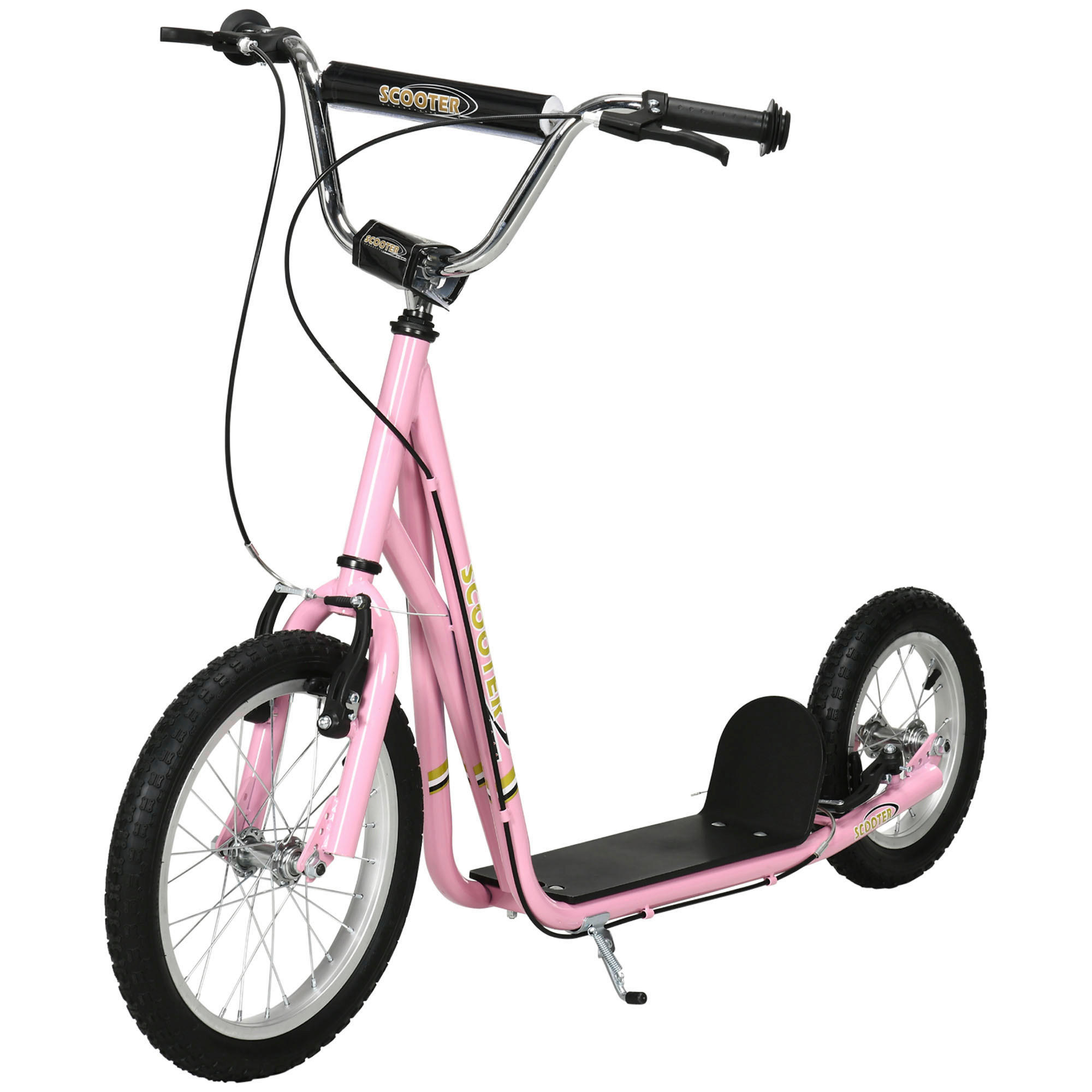 HOMCOM Kinderroller pink Kinderroller - pink (125,00/58,00/100,00cm) - HOMCOM
