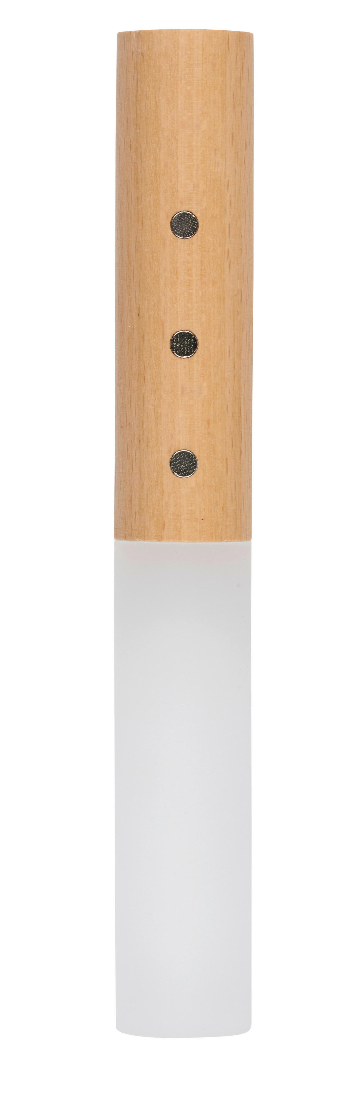LED-Wandleuchte hellbraun dunkelbraun B/H/L: ca. 3x6x18 cm LED-Wandleuchte_Portabel - dunkelbraun/hellbraun (18,00/3,00/6,00cm)