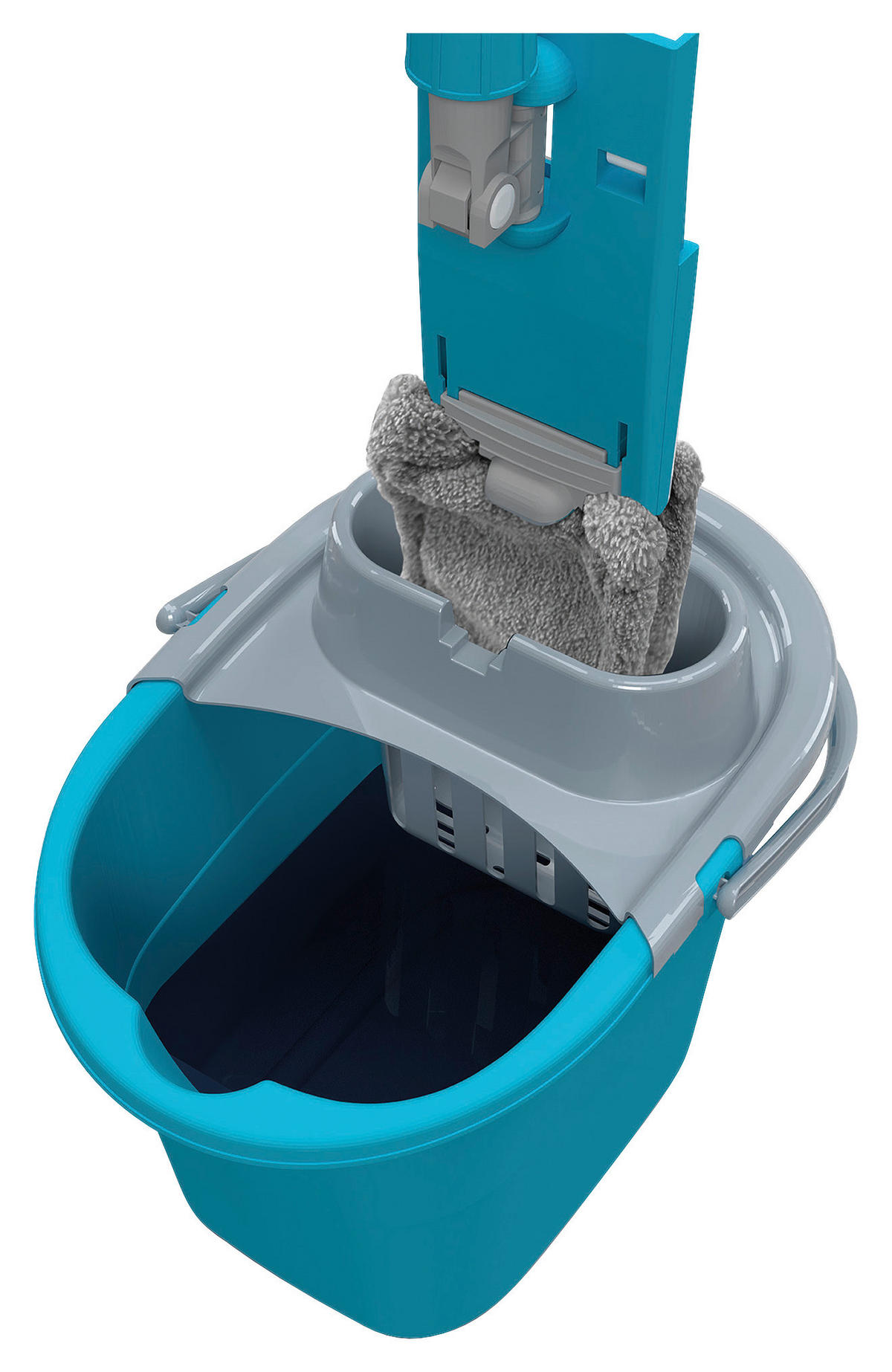 Bodenwischer blau B/H/L: ca. 40x25x30 cm Wischsystem_EasyQuick - blau/grau (30,00/40,00/25,00cm)