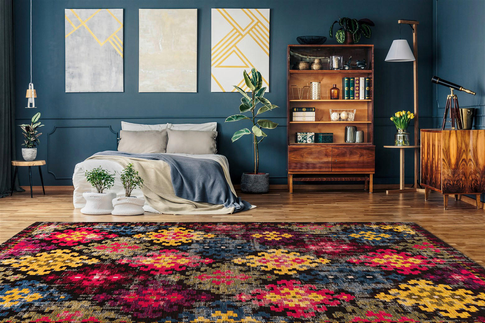 Thumbnail - Padiro Kurzflorteppich Primavera 325 mehrfarbig B/L: ca. 120x180 cm