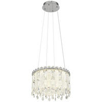 GLOBO Pendelleuchte KLUNKA - klar/Chrom (39,50/120,00cm) - GLOBO