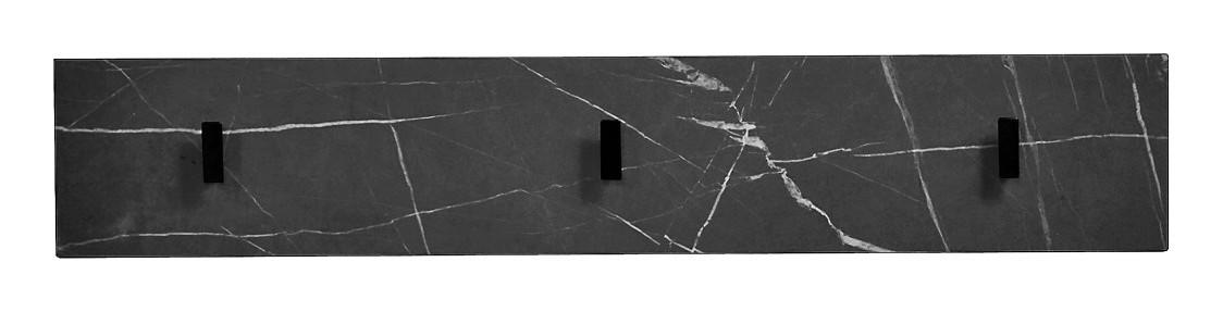 Wandpaneel Zypern schwarz Marmor Optik B/H/T: ca. 90x16x3 cm Zypern - schwarz (90,00/16,00/3,00cm)