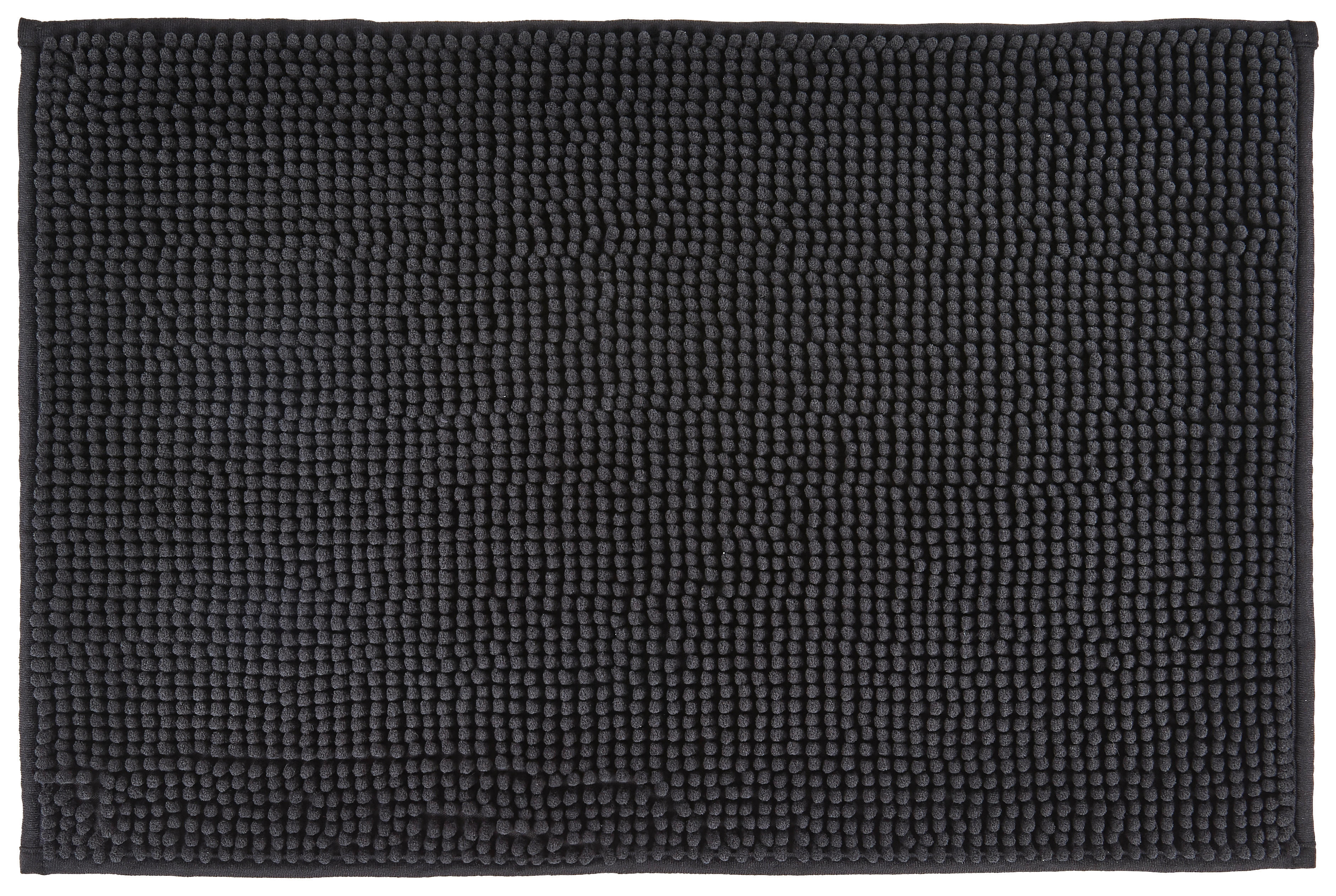 Badematte Badematte_Chenille 44x67cm schwarz - schwarz (44,00/67,00cm)