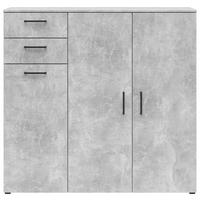 Kommode Multi-Stauraum Typ 33 Beton Optik B/H/T: ca. 120x115x40 cm Multi-Stauraum Typ 33 - Beton (120,00/115,00/40,00cm)