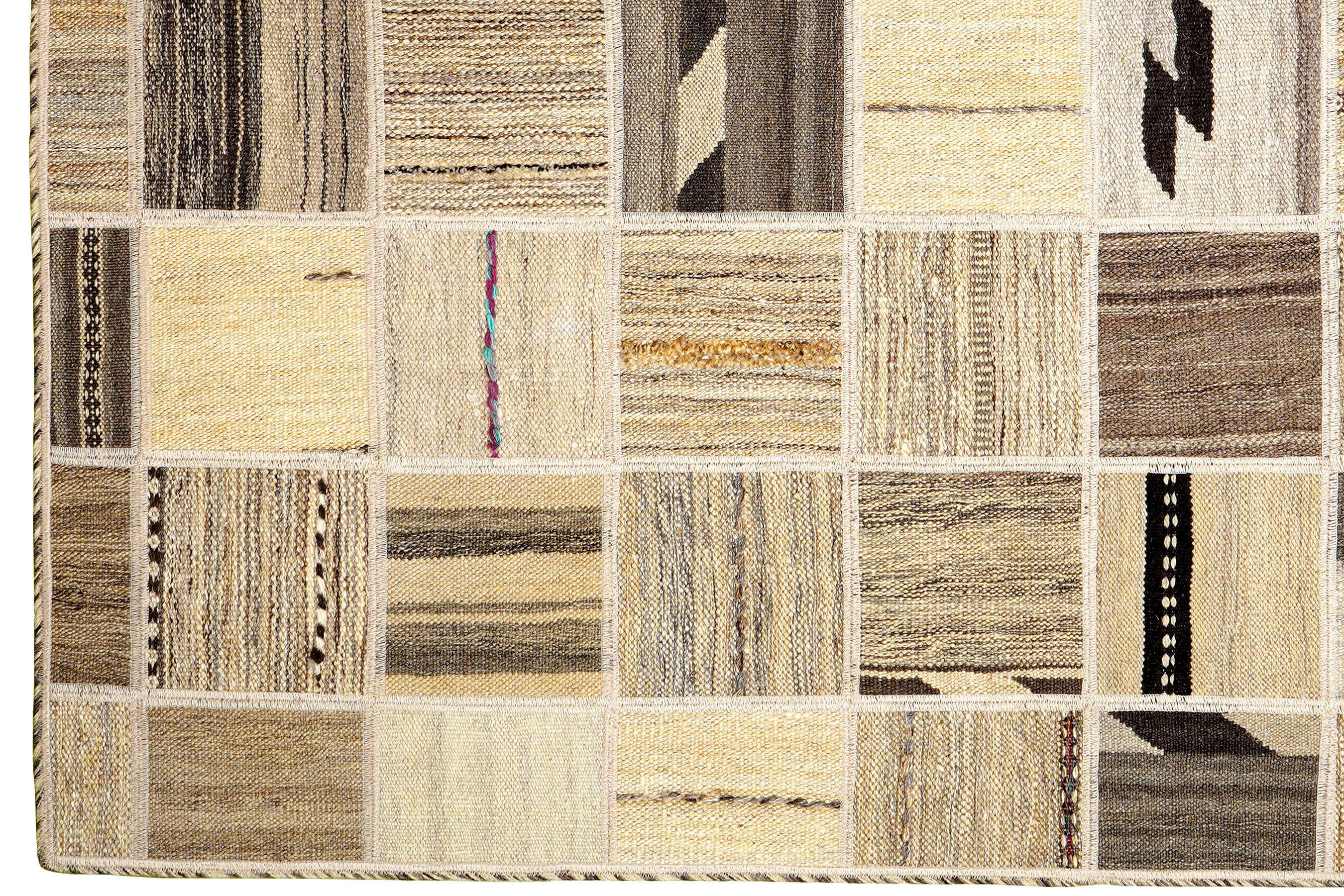 Thumbnail - PersaTepp Teppich Kelim Tekkehdouz beige B/H/L: ca. 150x1x200 cm