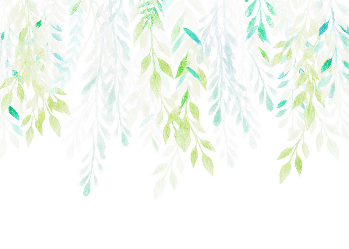 Komar Fototapete Summer Leaves B/L: ca. 350x250 cm Summer Leaves - (350,00/250,00cm) - Komar