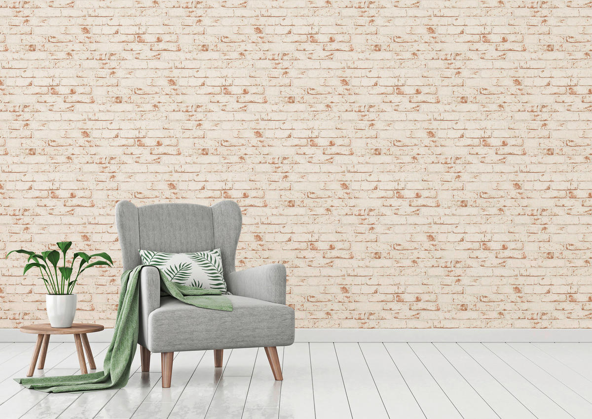 A.S.Creation Vliestapete Best of Wood`n Stone 2nd Edition Steine rot B/L: ca. 53x1005 cm Best of Wood`n Stone 2nd Edition - rot (53,00/1005,00cm) - A.S.Creation
