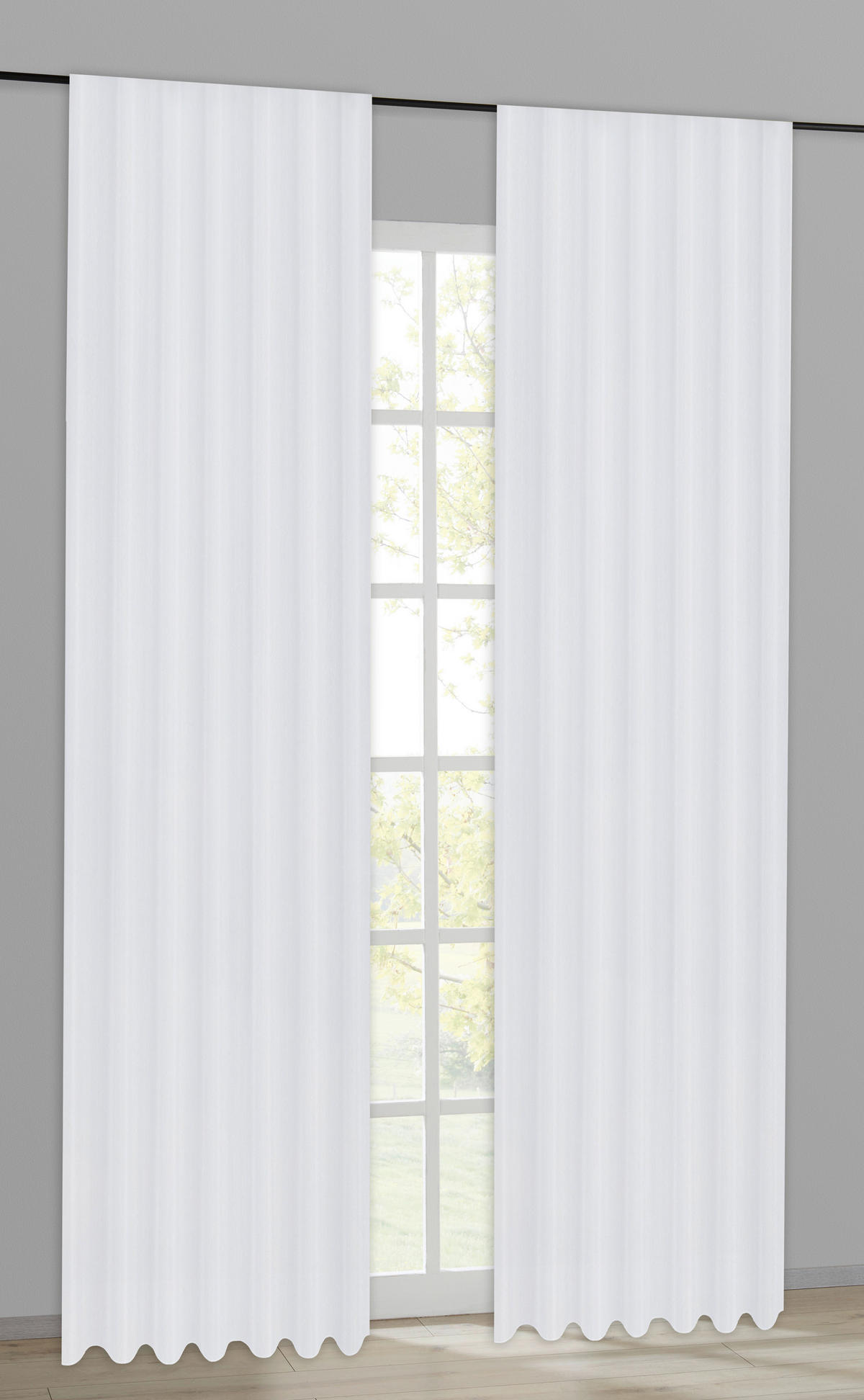 Fertigstore Svenja offwhite B/L: ca. 300x245 cm Svenja - offwhite (300,00/245,00cm) - silver edition