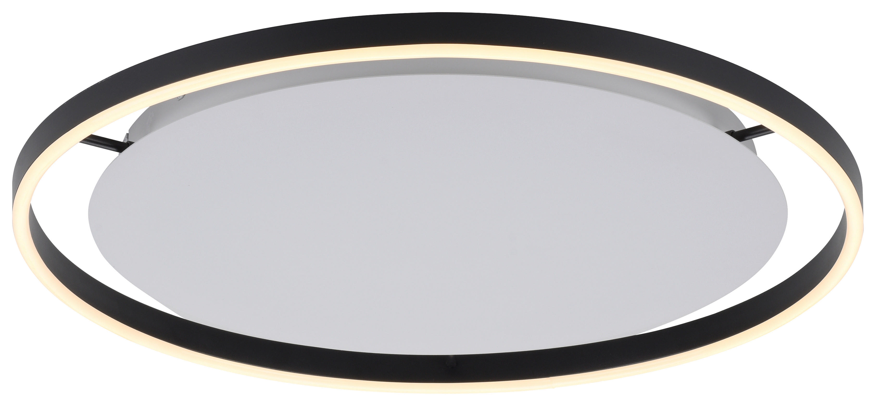 Just Light LED-Deckenleuchte RITUS 15392-13 weiß anthrazit Metall H/D: ca. 5,3x58,5 cm 1 Brennstellen RITUS - weiß/anthrazit (58,50/5,30cm) - Just Light