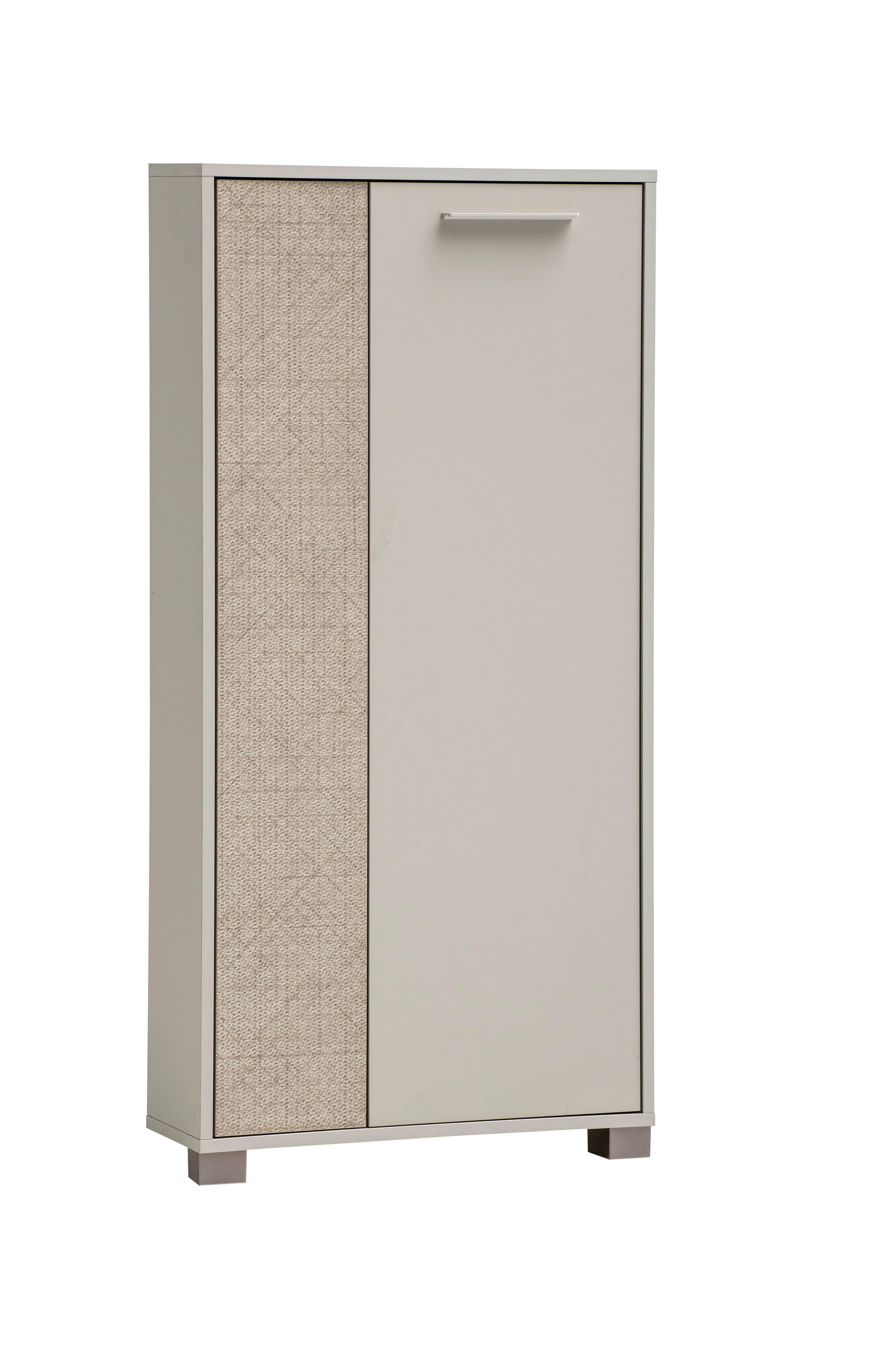 Highboard Endo creme Eiche Nachbildung B/H/T: ca. 59,8x124x19,5 cm Endo - Eiche/creme (59,80/124,00/19,50cm) - Möbelpartner