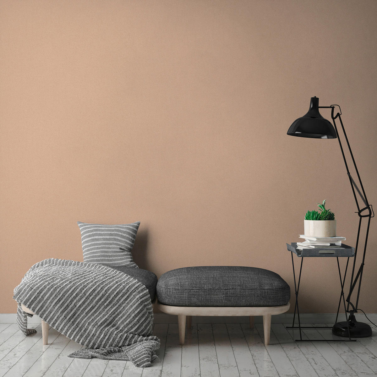 A.S.Creation Vliestapete Attractive 2 Uni orange B/L: ca. 53x1005 cm Attractive 2 - orange (53,00/1005,00cm) - A.S.Creation