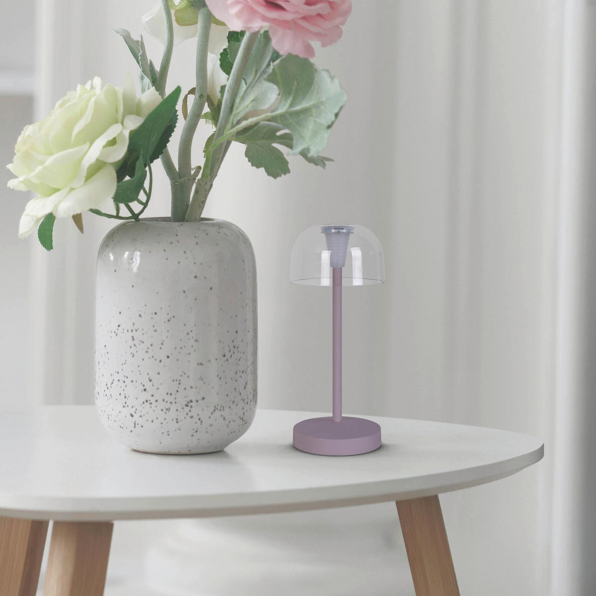 LED-Außentischleuchte violett B/H/T/D: ca. 8x18,5x8x8 cm GOMBA - violett (8,00/18,50/8,00cm) - Näve Leuchten