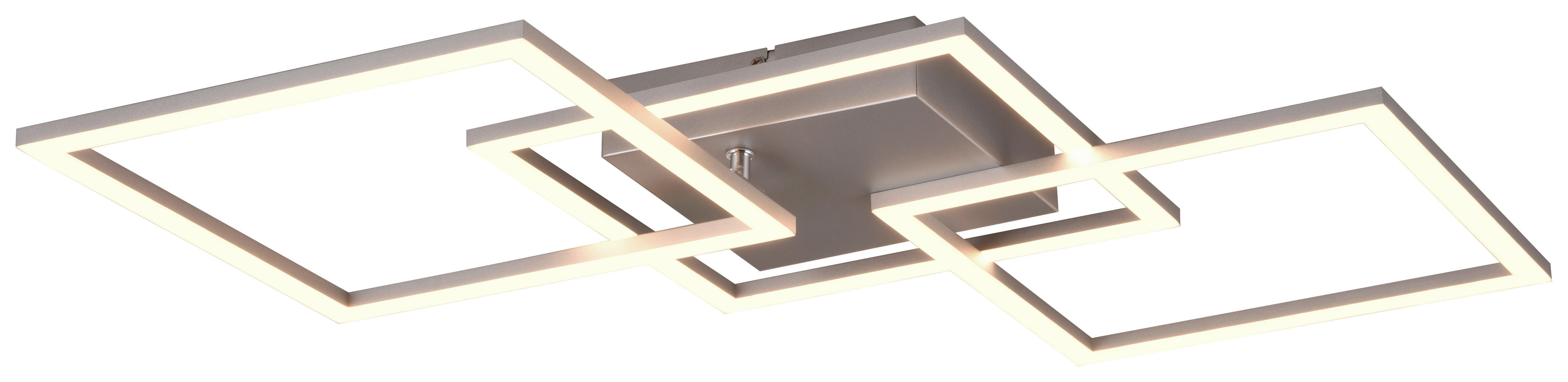 LED-Deckenleuchte titanfarbig Metall B/H/T: ca. 53x53x7 cm LED-Deckenleuchte_Trail - titanfarbig (53,00/53,00/7,00cm)