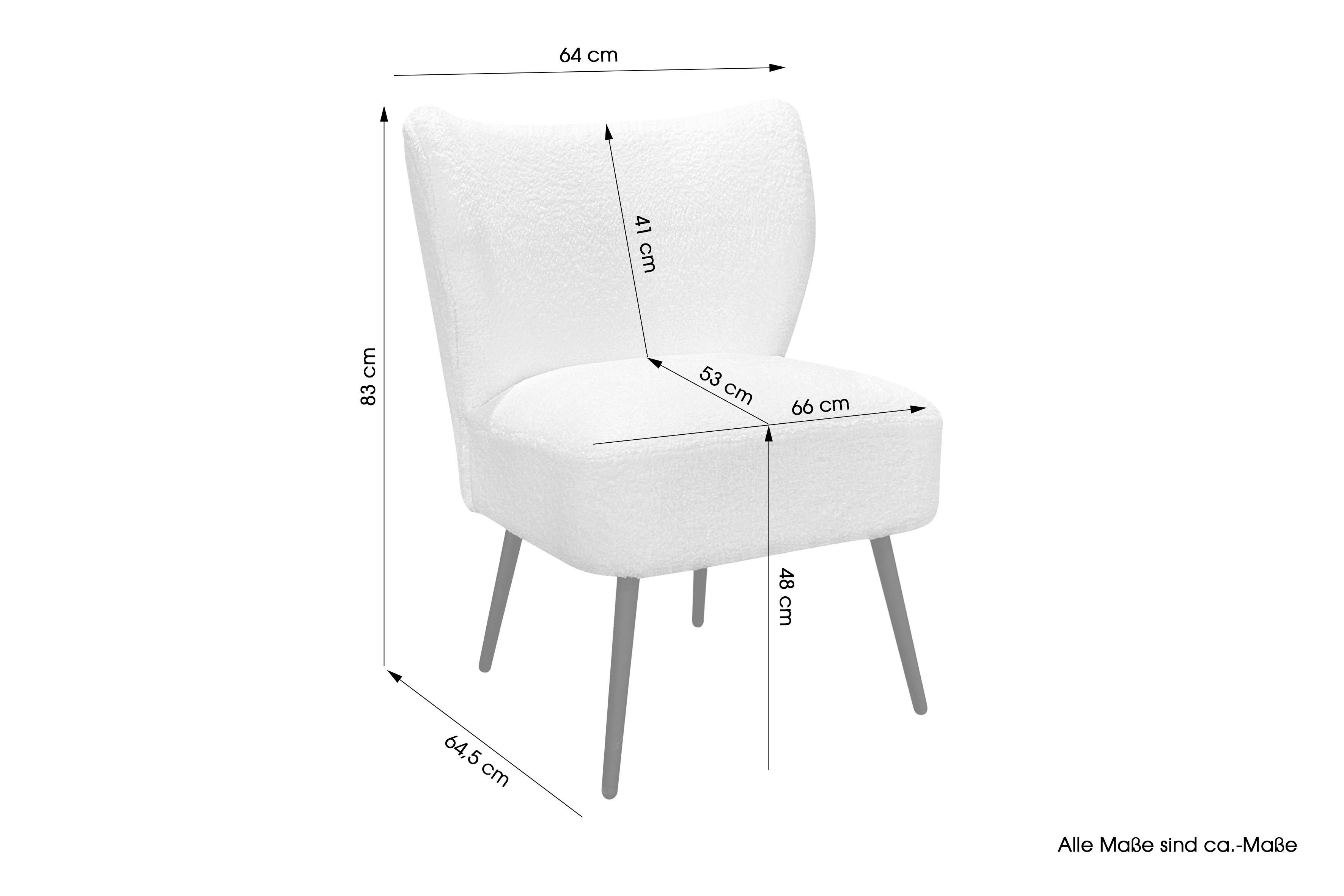 byLIVING Sessel TEDDY TEDDY - byLIVING