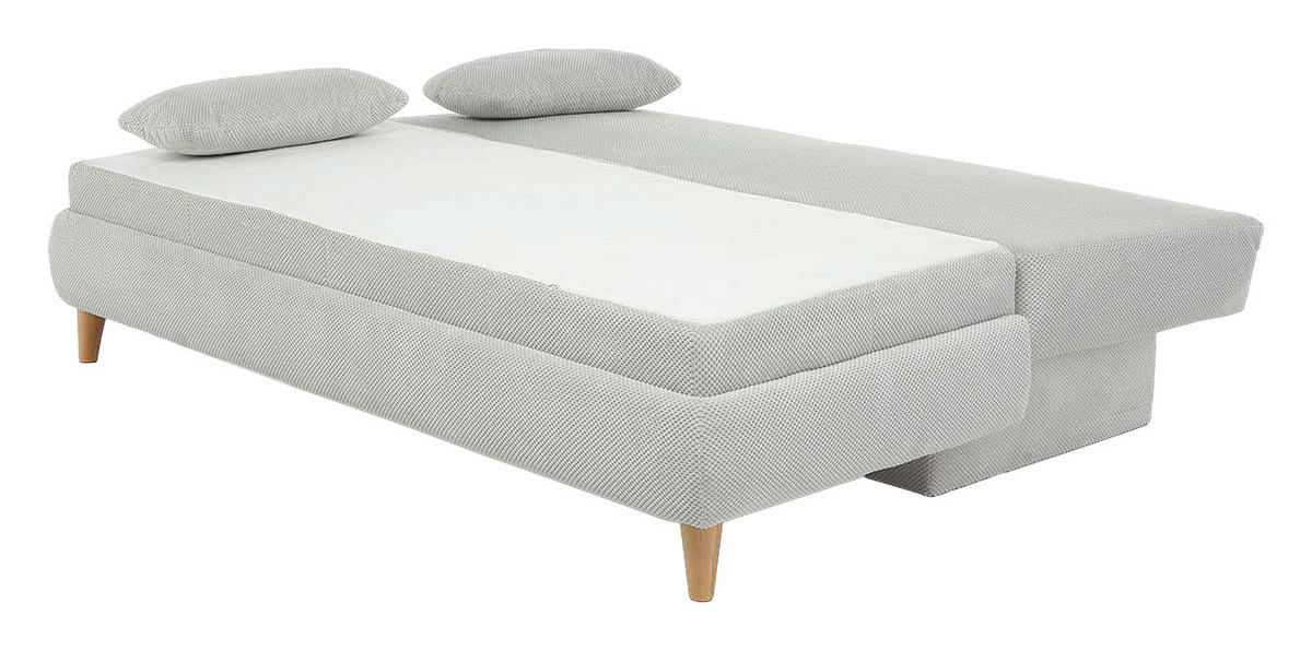 Dauerschlafsofa  hellbeige Maja_Dauerschlafsofa - hellbeige/buche (197,00/160,00cm)