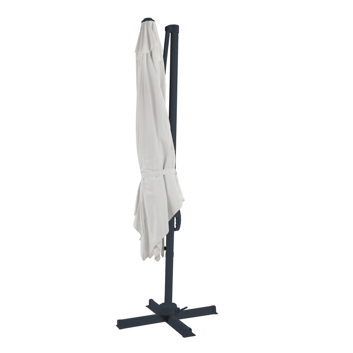 AXI Outdoor Living Ampelschirm Nima anthrazit Metall B/H/L: ca. 300x250x300 cm Nima - beige/anthrazit (300,00/300,00/250,00cm) - AXI Outdoor Living
