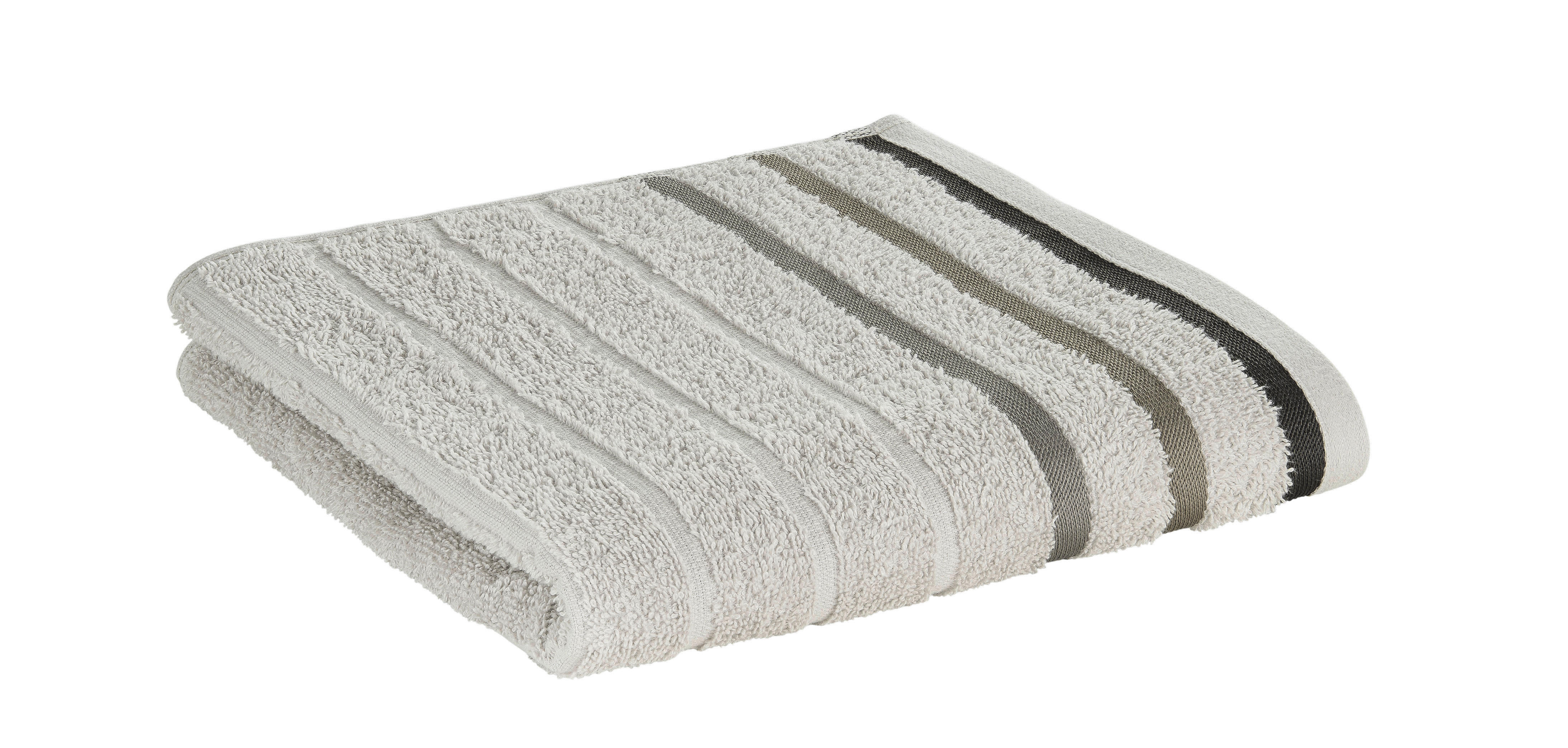 oh cosy Handtuch Marta Marta - hellgrau (50,00/100,00cm) - oh cosy