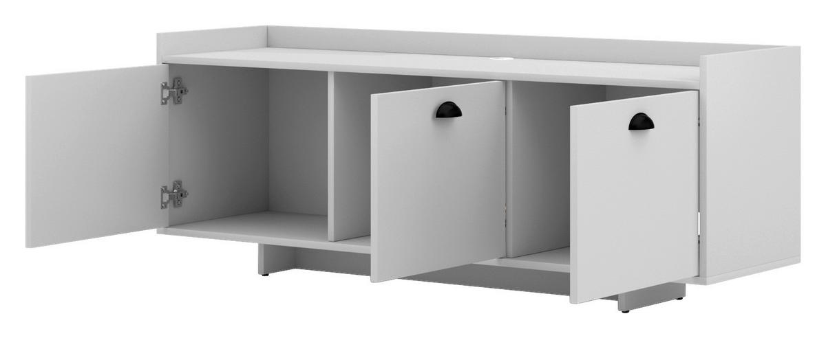 TV-Board Cup weiß weiß matt B/H/T: ca. 139x52,6x39 cm Cup - weiß (139,00/52,60/39,00cm) - WIPMEB