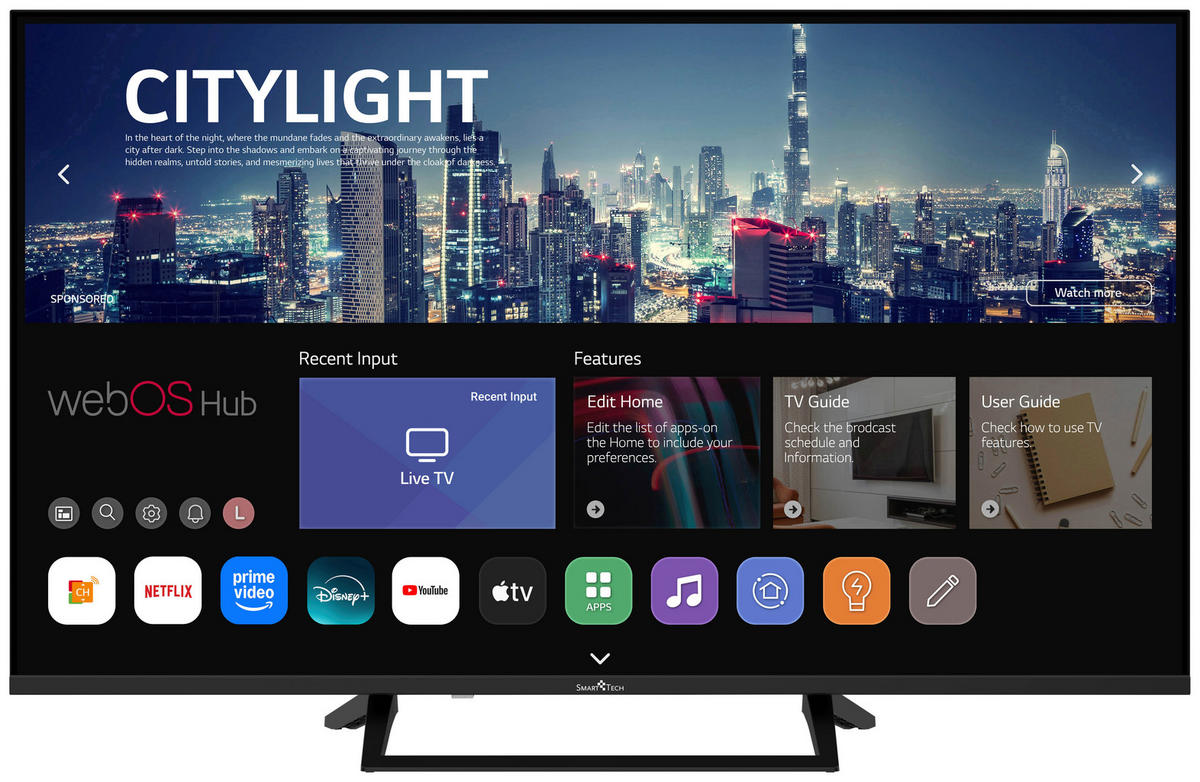 Smart-Tech LED-TV 43FW01V1 LED-TV_43"_FHD_43FW01V1_SmartTech - Smart-Tech