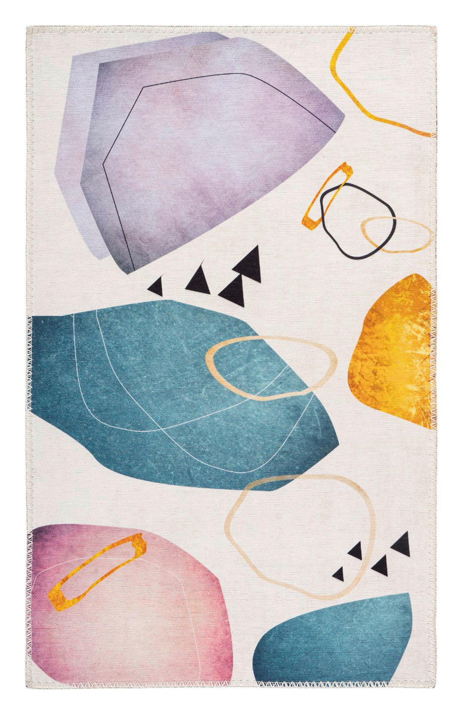 Arte Espina Flachflorteppich Picassa 225 mehrfarbig B/H/L: ca. 160x0,5x230 cm Picassa 225 - mehrfarbig (230,00/160,00/0,50cm) - Arte Espina